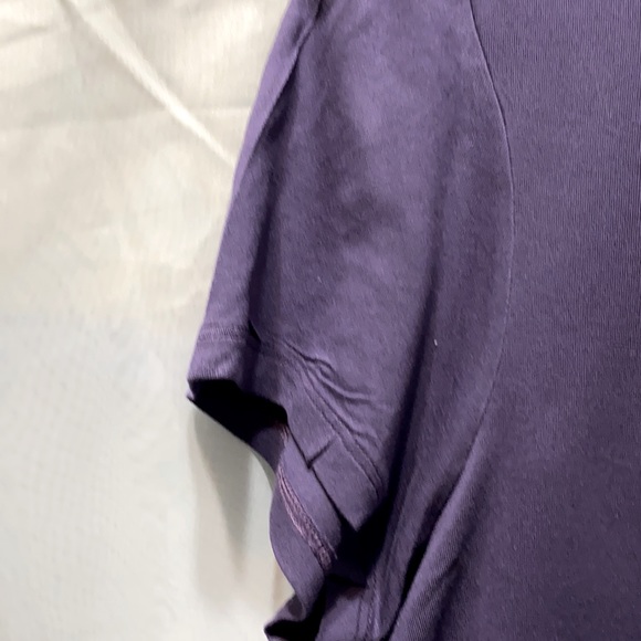 STUDIO II RAYON BLUE SHORT SLEEVE TOP SZ XL - Picture 6 of 10